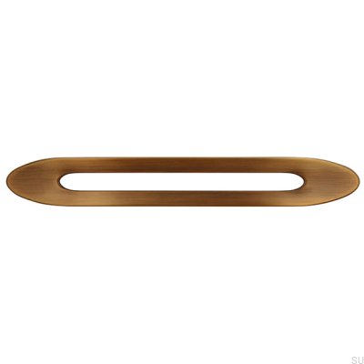 Poignée de meuble allongée 2374 160 Antique Gold Brushed