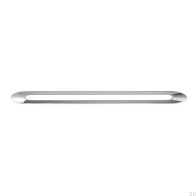 Poignée de meuble allongée 2374 320 Chrome poli