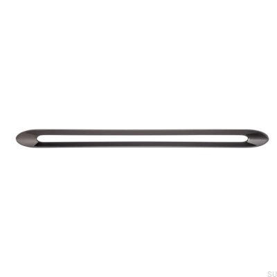 Poignée de meuble allongée 2374 320 Anthracite Poli