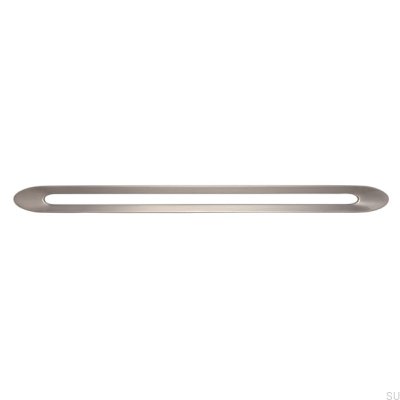 Poignée de meuble allongée 2374 320 Nickel brossé
