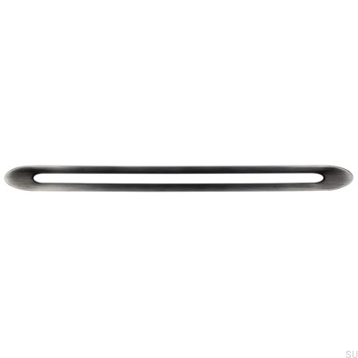 Poignée de meuble oblong 2374 320 Argent Antique Brossé