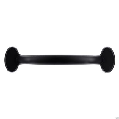 Poignée de meuble oblong 1534 96 Métal Noir Mat