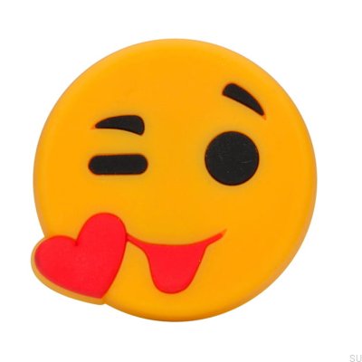 Bouton de meuble Smiley H243 Caoutchouc