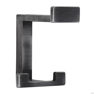 Support mural 2324 32 Argent Antique Brossé