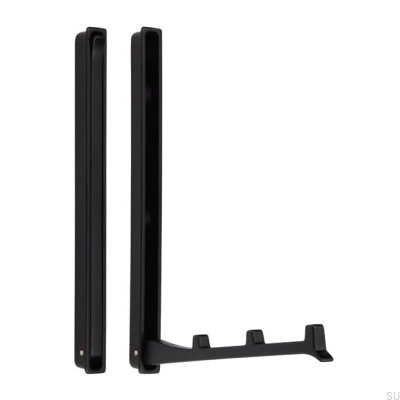 Cintre de meuble encastré 2227 64 Métal Noir Mat