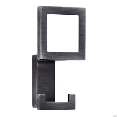 Support mural 2434 24 Argent Antique Brossé