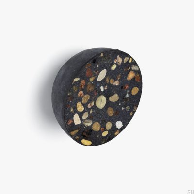 Bouton de meuble Nenu Noir Terrazzo
