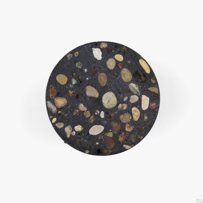 Bouton de meuble Nenu Noir Terrazzo