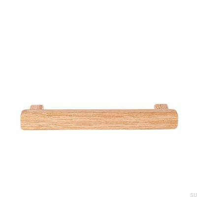 Poignée de meuble oblongue Just One 128 - Bois - Huile incolore semi-mate