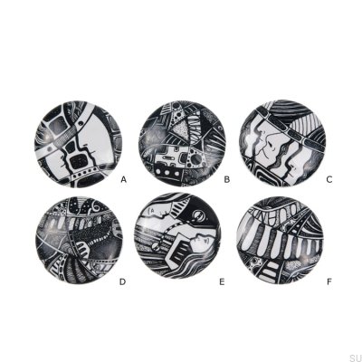 Support mural Kosmosy Bois Chêne Émaillé - Huile Semi-Matte Incolore