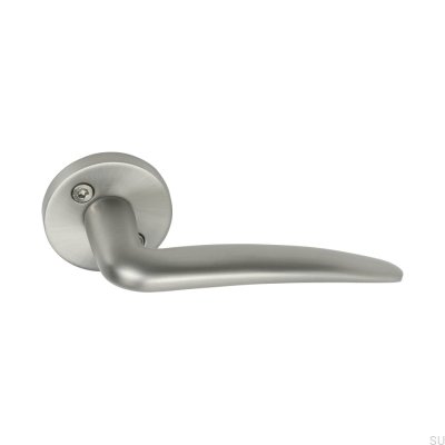 Skagen Poignée de porte en argent brossé standard scandinave