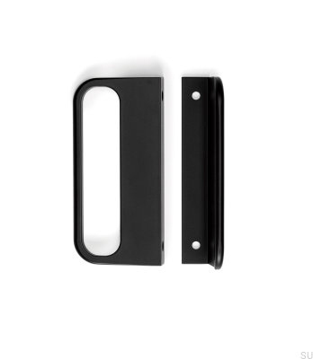 Bordure de meuble poignée de meuble Rim Metal Black Mat