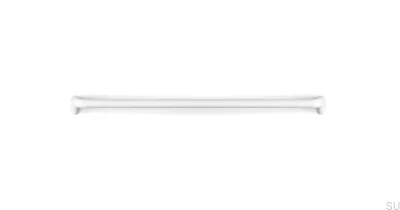 Poignée de meuble longitudinale Soft 192 Blanc Mat