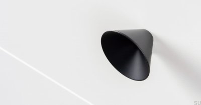 Bouton de meuble Conic 29 Métal Noir Mat