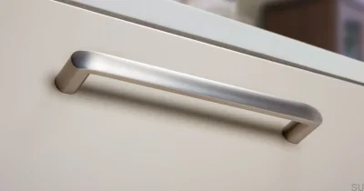 Poignée de meuble Roma 320, nickel brossé