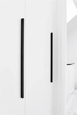 Poignée de meuble oblongue Elan 1088, noir mat