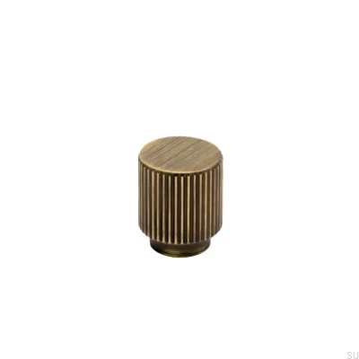 Helix Stripe 30 Bouton de Meuble Bronze Antique