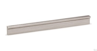 Poignée de meuble Angle 300, argent brossé