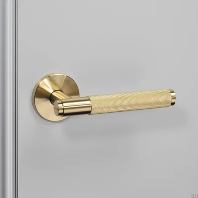 Poignée de porte en laiton Cross 38
