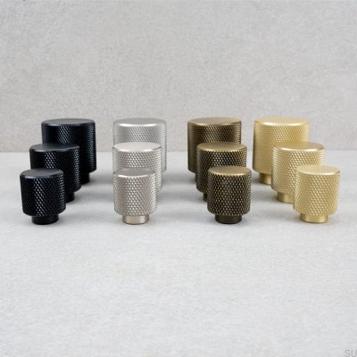 Bouton de meuble Helix 30 Or Brossé