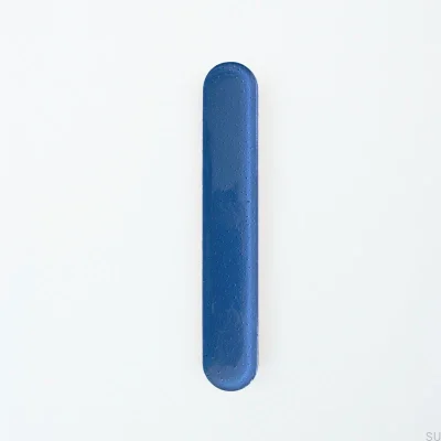 Poignée de meuble en verre Round 128 Indigo