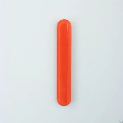Poignée de meuble ovale Round 128 Glass Carrot
