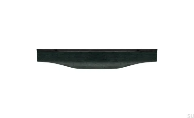 Poignée de meuble Edge Noma 0254 128 Aluminium Noir Brossé