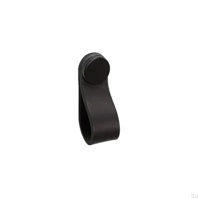 Poignée de meuble Flexa 70 Cuir Noir