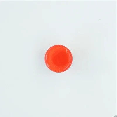Bouton de meuble rond Carotte en verre