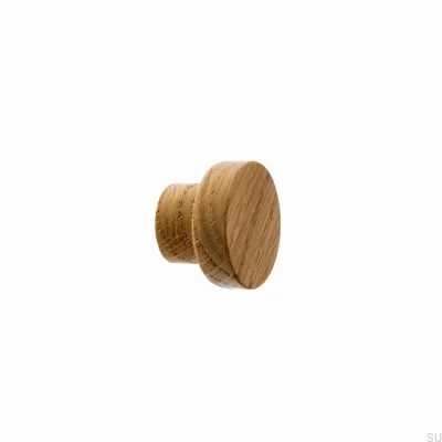 Bouton de meuble Basic Wooden Chêne 25 - 55 Incolore Semi-mat