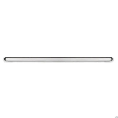Poignée de meuble allongée Luv 320 Nickel Brossé