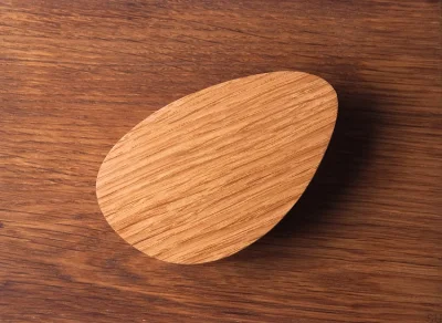 Poignée de meuble Pebble Wooden Oak (petite)