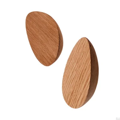 Poignée de meuble Pebble Wooden Oak (grande)