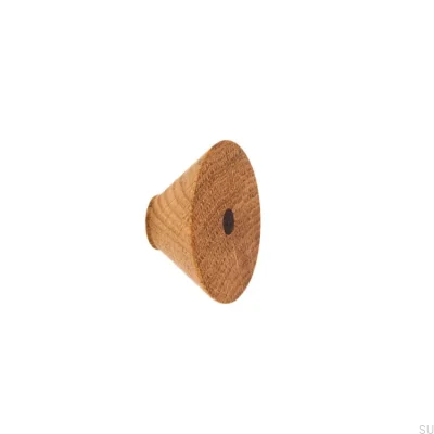 Bouton De Meuble Incrustation De Points Et Bois De Chêne