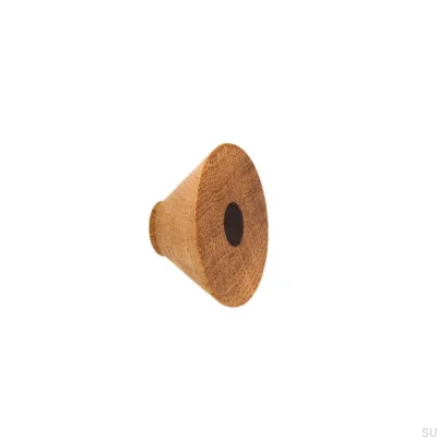 Bouton De Meuble Incrustation De Points Et Bois De Chêne