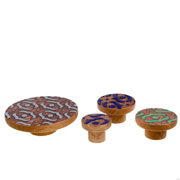 Drugie zdjecie - Galki PATTERN rozne srednice - rozne kolory emalii -olej bezbarwny - DOT Manufacture.webp