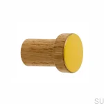 wieszaki SIMPLE emaliowane 3 cm - olej bezbarwny - zolty.webp