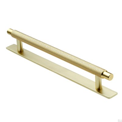 Poignée de meuble allongée avec rondelle Manor 128 Gold
