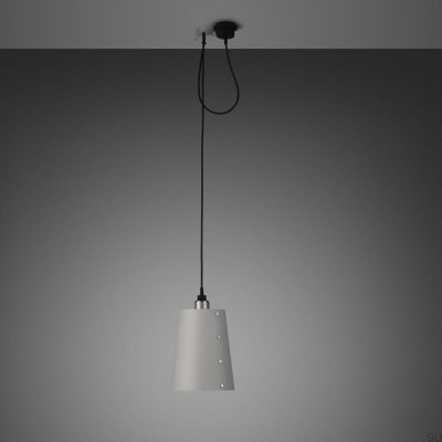 Plafonnier 1.0 à crochet L 2 m Gris acier avec argent