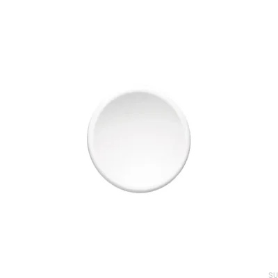 Bouton de meuble Disc 50 Blanc Mat