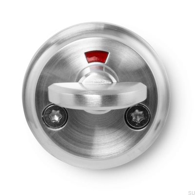 Serrure Classic-49 en chrome brossé, standard scandinave