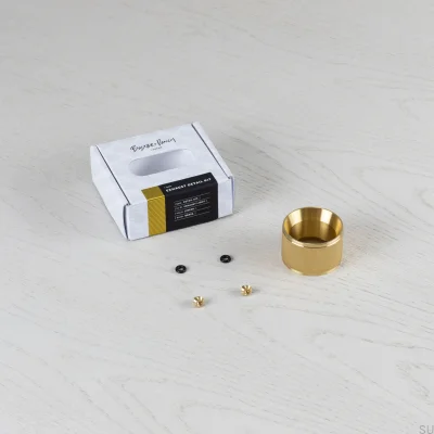 Kit décoratif de lampe linéaire en laiton pour détail d'échappement