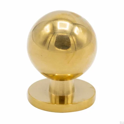 Bouton de meuble Solliden en laiton poli non peint (02)