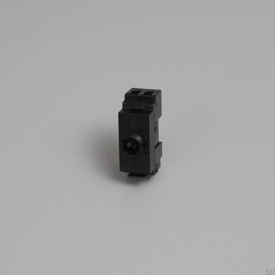Module à bascule noir, interrupteur en croix modulaire standard européen