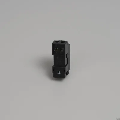 Module à bascule noir, interrupteur en croix modulaire standard européen
