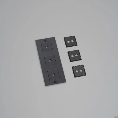Cadre avec remplissage Plaque verticale Acier 3G Laiton Bronze brûlé Norme européenne