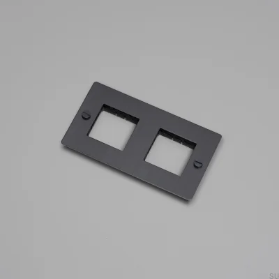 Cadre sans remplissage Plaque universelle 2G Acier Laiton Bronze brûlé Norme européenne