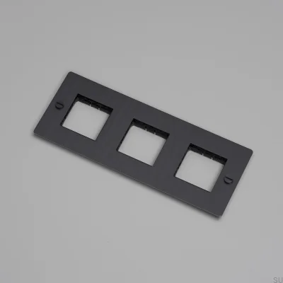 Cadre sans remplissage Plaque universelle 3G Acier Laiton Bronze brûlé Norme européenne