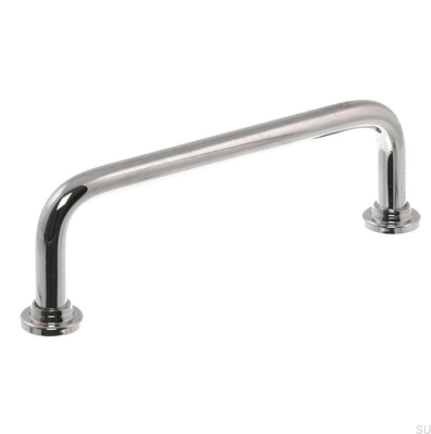 Poignée de meuble oblongue 1353-128 Nickel Poli
