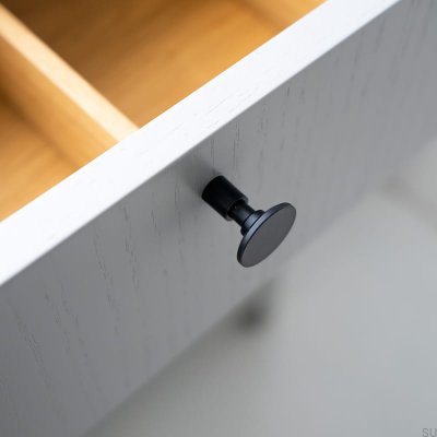 Bouton de meuble Jubilee Laiton Noir Mat